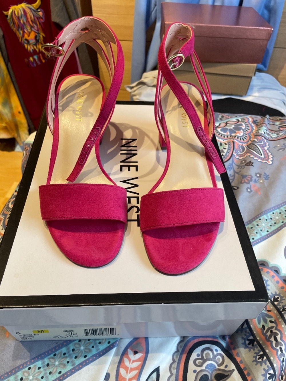 Ladies Nine West strappy heels